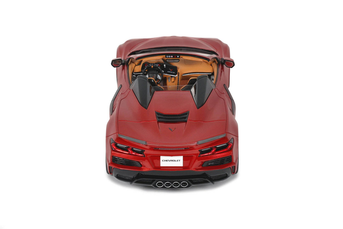 GT Spirit - Chevrolet Corvette Cabriolet Z06 (C8) (Red Mist Metallic) 1:18 Scale Model Car - Model Cars Canada Inc.