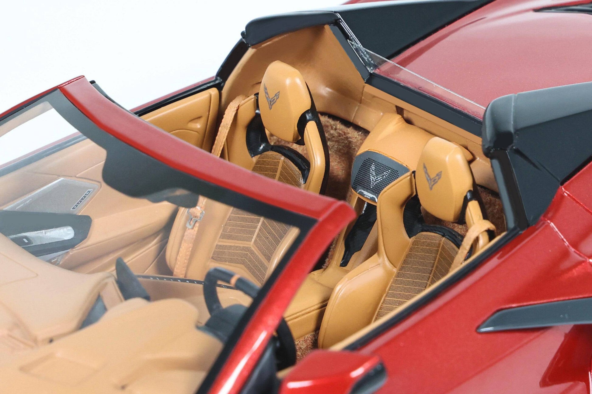 GT Spirit - Chevrolet Corvette Cabriolet Z06 (C8) (Red Mist Metallic) 1:18 Scale Model Car - Model Cars Canada Inc.