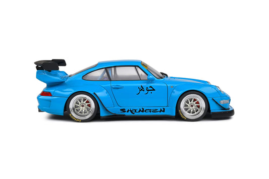 Solido - RWB Porsche 911 (993) "Shingen" (Blue) 1:18 Scale Model Car - Model Cars Canada Inc.