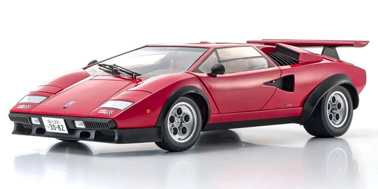 Kyosho - Lamborghini Countach Walter Wolf (Red) 1:12 Scale Model Car - Model Cars Canada Inc.