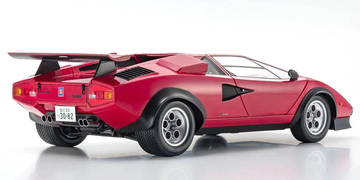 Kyosho - Lamborghini Countach Walter Wolf (Red) 1:12 Scale Model Car - Model Cars Canada Inc.
