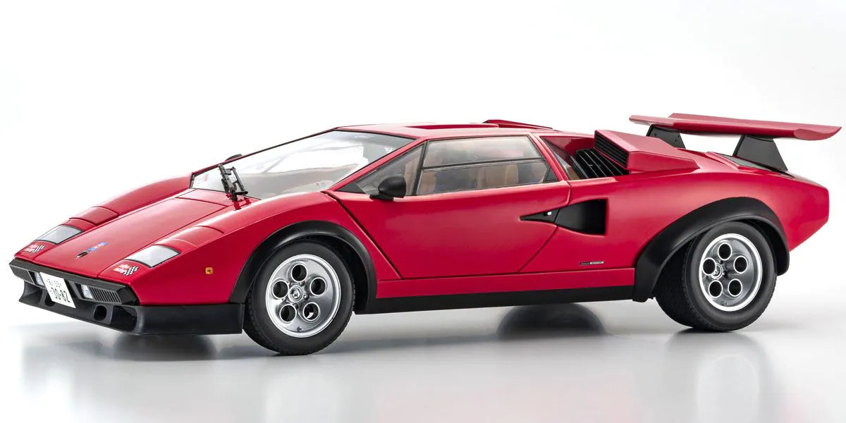 Kyosho - Lamborghini Countach Walter Wolf (Red) 1:12 Scale Model Car