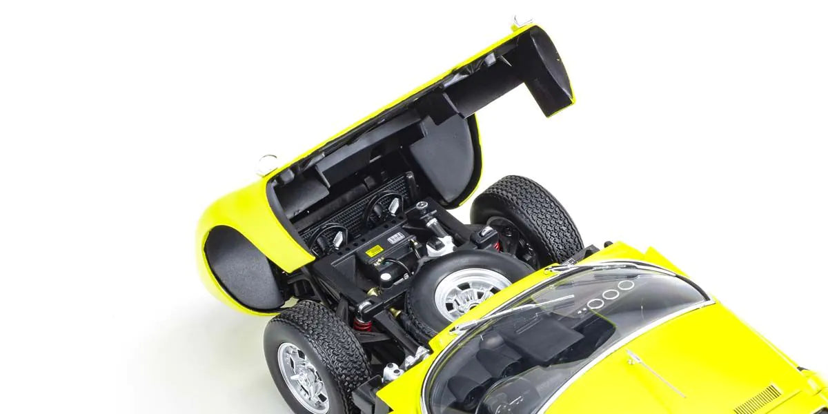 Kyosho - Lamborghini Miura P400 SV (Yellow/Silver) 1:18 Scale Model Car