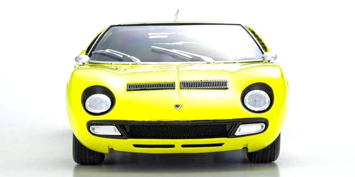 Kyosho - Lamborghini Miura P400 SV (Yellow/Silver) 1:18 Scale Model Car - Model Cars Canada Inc.