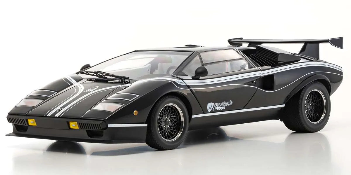 Kyosho - Lamborghini Countach LP500R (Black) 1:12 Scale Model Car