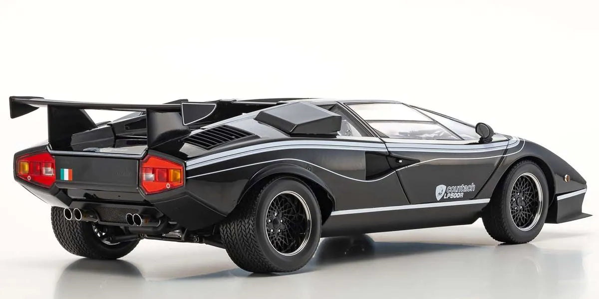 Kyosho - Lamborghini Countach LP500R (Black) 1:12 Scale Model Car