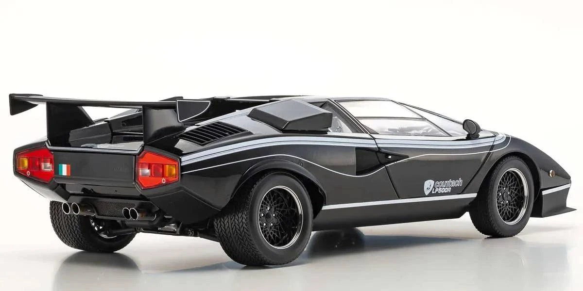 Kyosho - Lamborghini Countach LP500R (Black) 1:12 Scale Model Car - Model Cars Canada Inc.