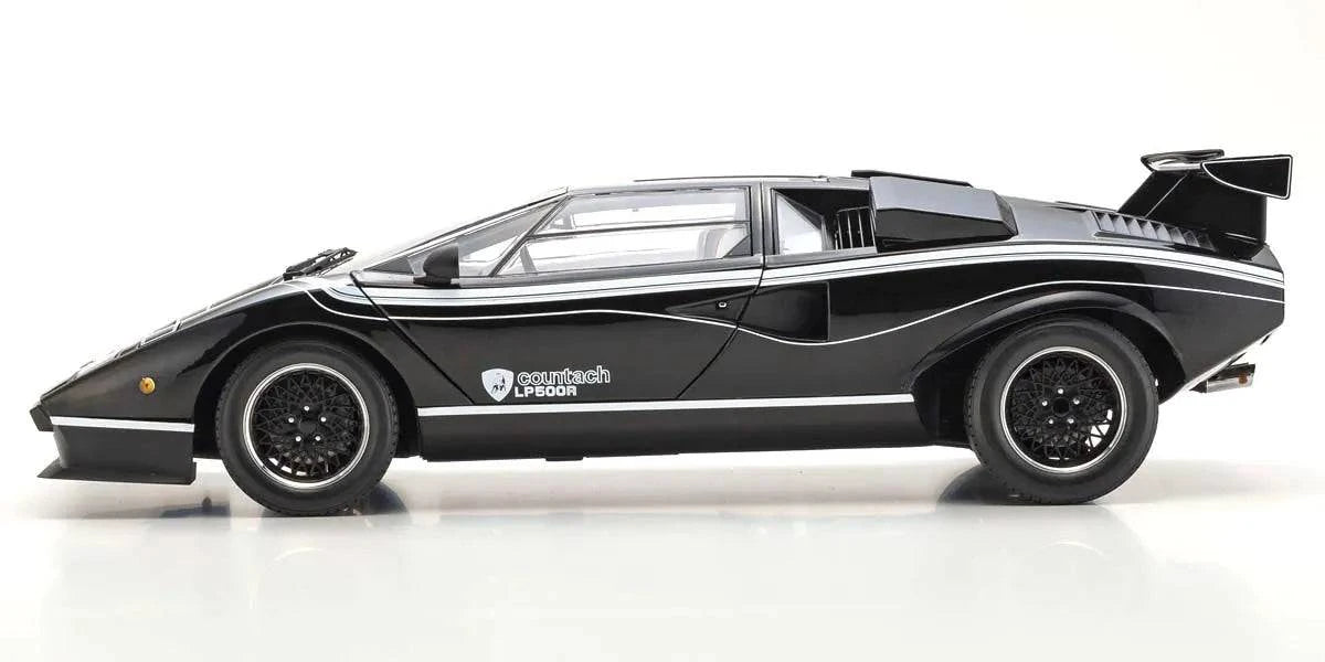 Kyosho - Lamborghini Countach LP500R (Black) 1:12 Scale Model Car - Model Cars Canada Inc.