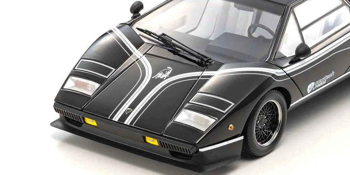 Kyosho - Lamborghini Countach LP500R (Black) 1:12 Scale Model Car - Model Cars Canada Inc.