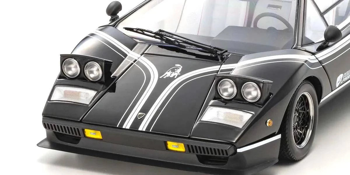 Kyosho - Lamborghini Countach LP500R (Black) 1:12 Scale Model Car - Model Cars Canada Inc.