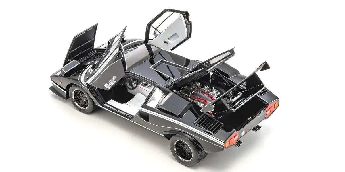 Kyosho - Lamborghini Countach LP500R (Black) 1:12 Scale Model Car - Model Cars Canada Inc.