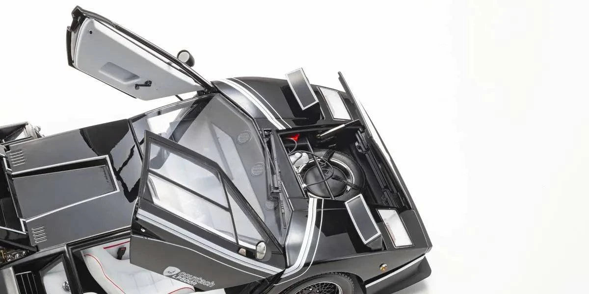 Kyosho - Lamborghini Countach LP500R (Black) 1:12 Scale Model Car - Model Cars Canada Inc.