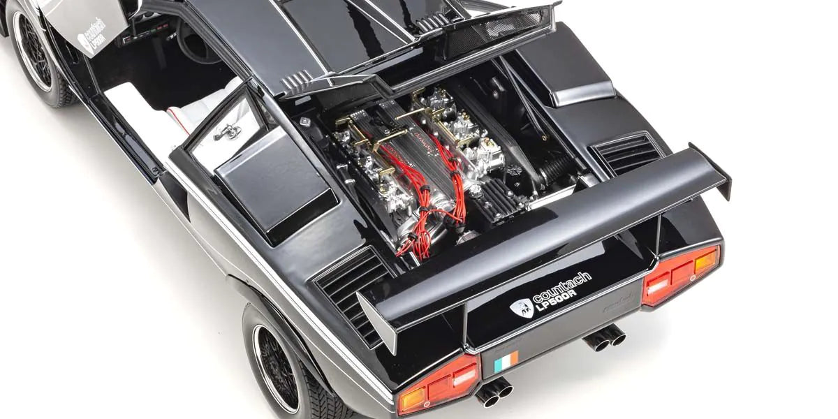 Kyosho - Lamborghini Countach LP500R (Black) 1:12 Scale Model Car