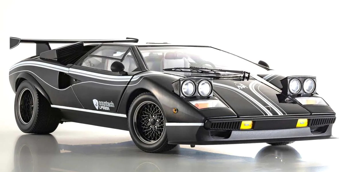 Kyosho - Lamborghini Countach LP500R (Black) 1:12 Scale Model Car