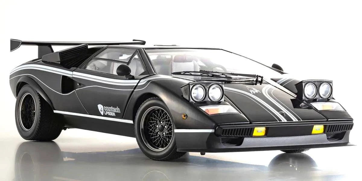 Kyosho - Lamborghini Countach LP500R (Black) 1:12 Scale Model Car - Model Cars Canada Inc.