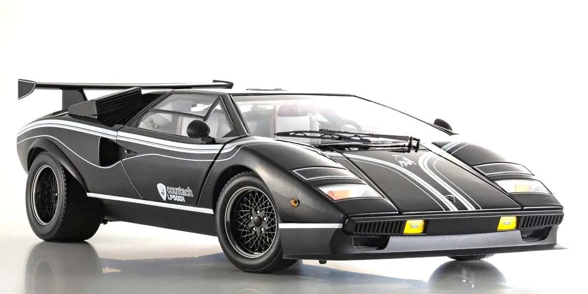 Kyosho - Lamborghini Countach LP500R (Black) 1:12 Scale Model Car - Model Cars Canada Inc.