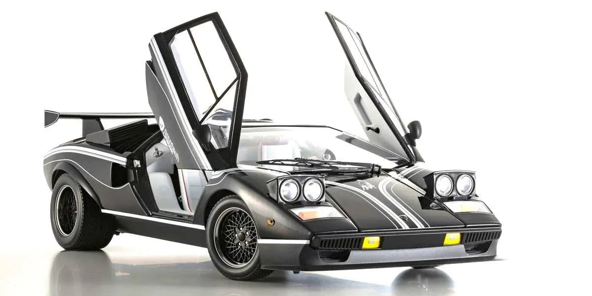 Kyosho - Lamborghini Countach LP500R (Black) 1:12 Scale Model Car - Model Cars Canada Inc.
