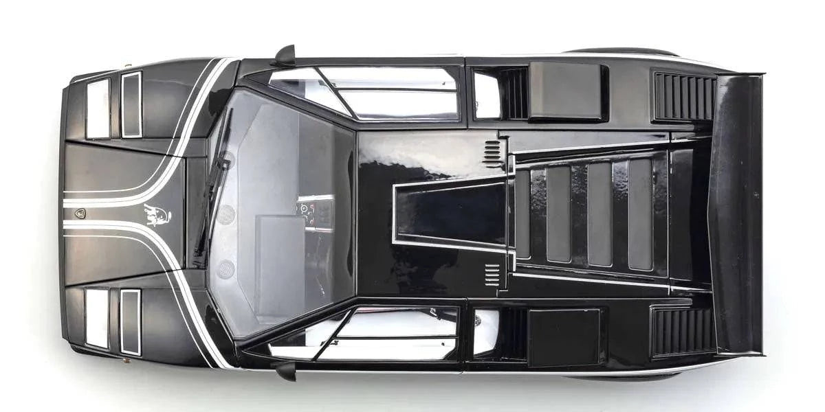 Kyosho - Lamborghini Countach LP500R (Black) 1:12 Scale Model Car - Model Cars Canada Inc.
