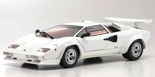 Kyosho - Lamborghini Countach LP500S (White) 1:18 Scale Model Car - Model Cars Canada Inc.