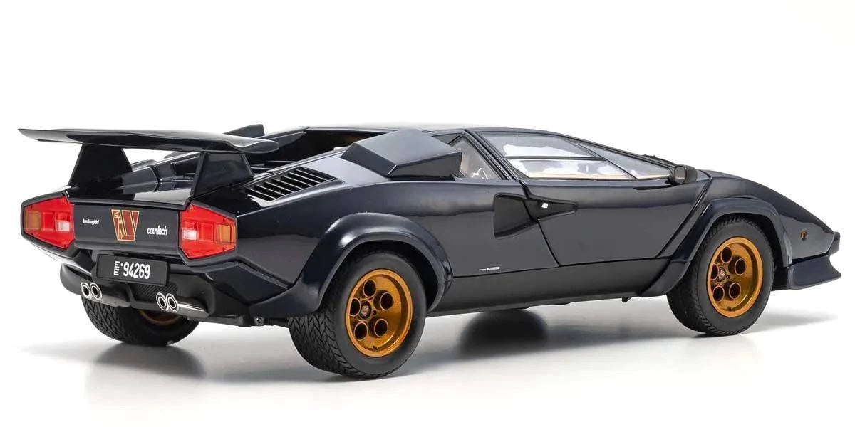 Kyosho - Lamborghini Countach Walter Wolf 3 (Dark Blue) 1:18 Scale Model Car - Model Cars Canada Inc.