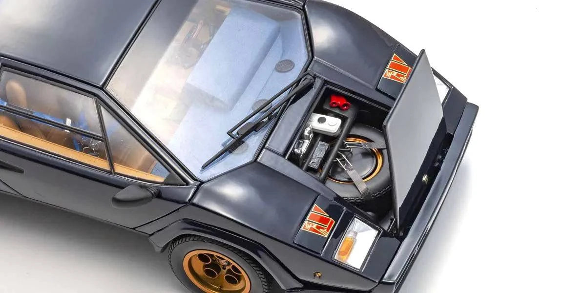 Kyosho - Lamborghini Countach Walter Wolf 3 (Dark Blue) 1:18 Scale Model Car - Model Cars Canada Inc.
