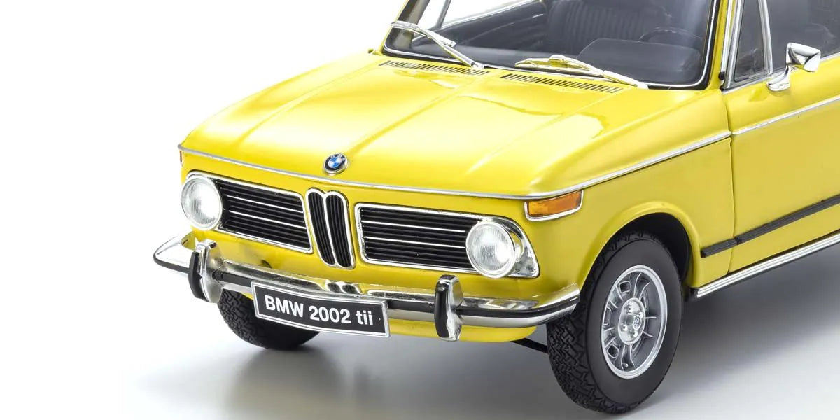 Kyosho - BMW 2002Tii (Yellow) 1:18 Scale Model Car