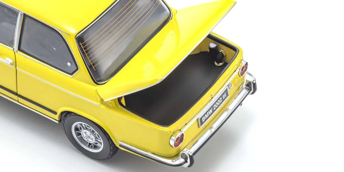 Kyosho - BMW 2002Tii (Yellow) 1:18 Scale Model Car