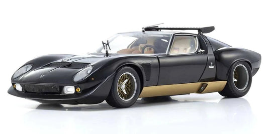 Kyosho - Lamborghini Miura SVR (Black/Gold) 1:18 Scale Model Car - Model Cars Canada Inc.