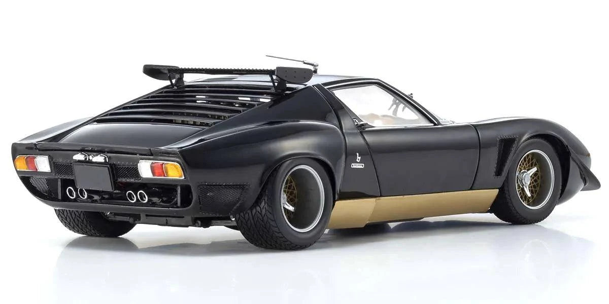 Kyosho - Lamborghini Miura SVR (Black/Gold) 1:18 Scale Model Car - Model Cars Canada Inc.