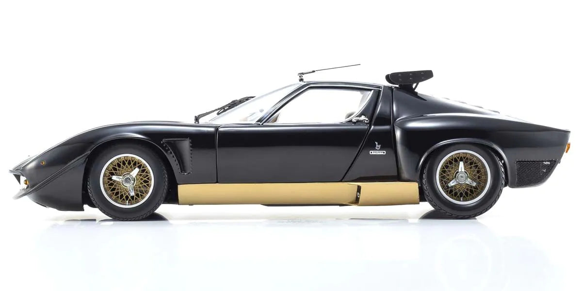 Kyosho - Lamborghini Miura SVR (Black/Gold) 1:18 Scale Model Car