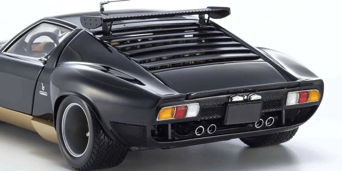 Kyosho - Lamborghini Miura SVR (Black/Gold) 1:18 Scale Model Car - Model Cars Canada Inc.