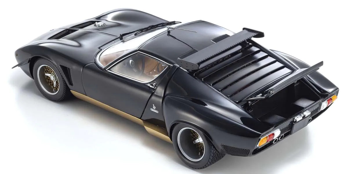 Kyosho - Lamborghini Miura SVR (Black/Gold) 1:18 Scale Model Car