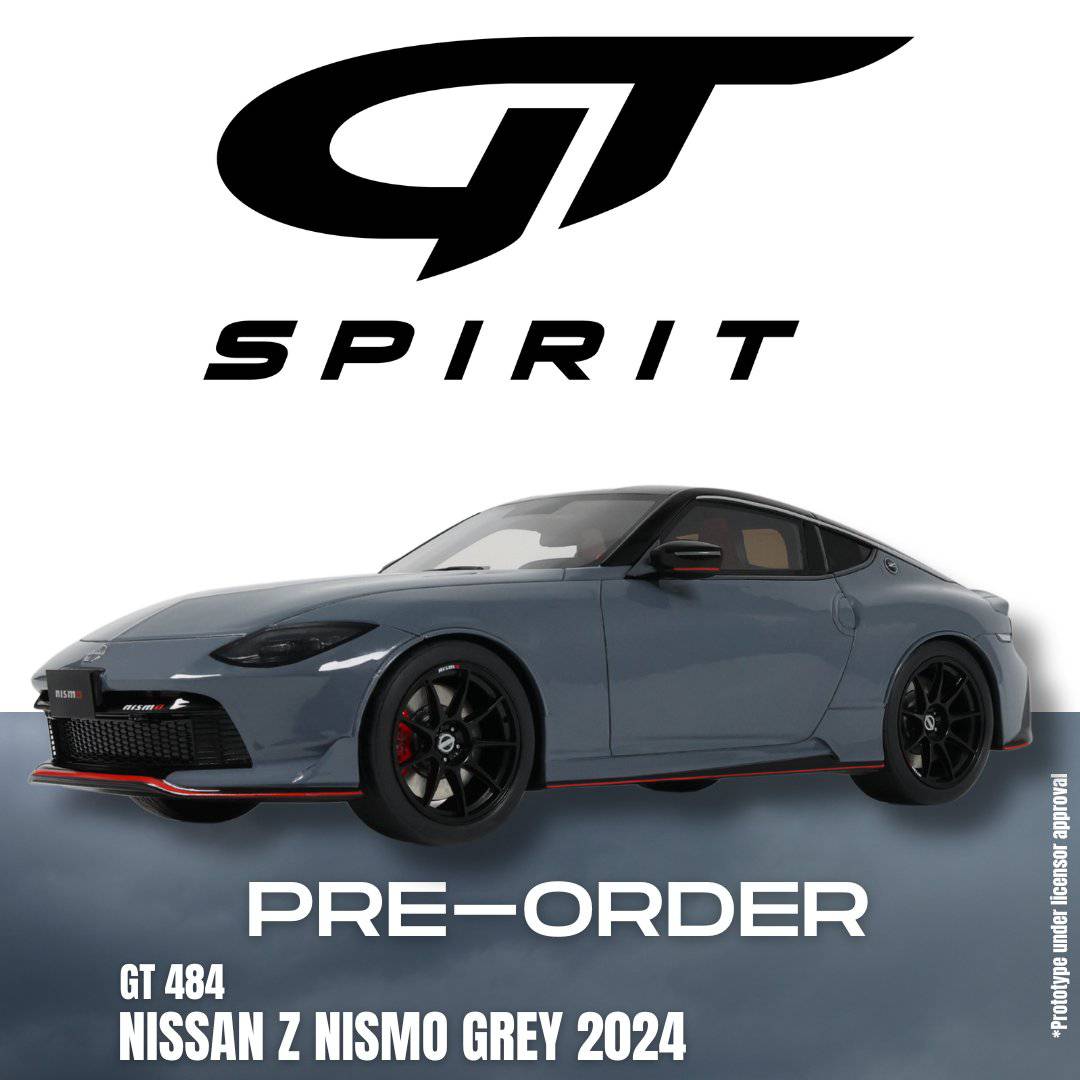 GT SPIRIT 1/18 日産 Fairlady Z Nismo Z34 GT Spirit - Nissan 400Z NISMO (Z34)(Stealth Grey) 1:18 Scale Model **[