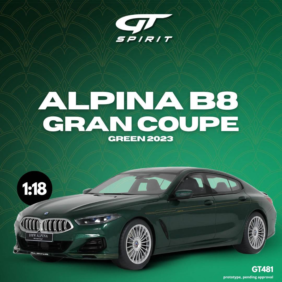 GT Spirit - Alpina BMW B8 Gran Coupe (Alpina Green Metallic) 1:18 Scal