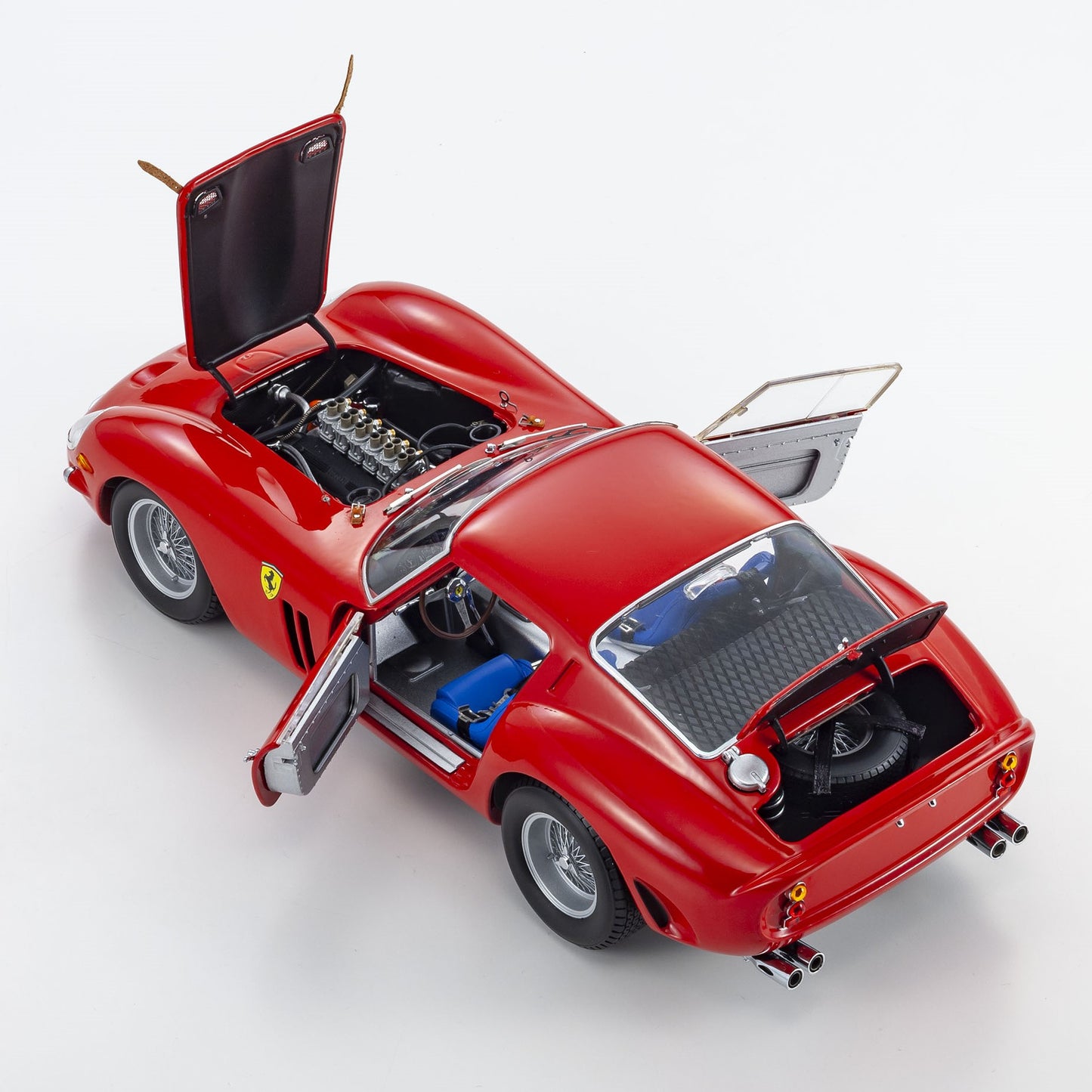 Kyosho - Ferrari 250 GTO Street (Rosso Corsa Red) 1:18 Scale Model Car