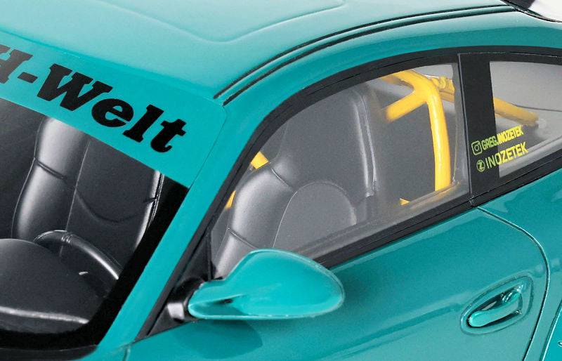 GT Spirit - RWB Porsche 911 (997) "Syunkashuto" (Hell Green) 1:18 Scale Model Car - Model Cars Canada Inc.