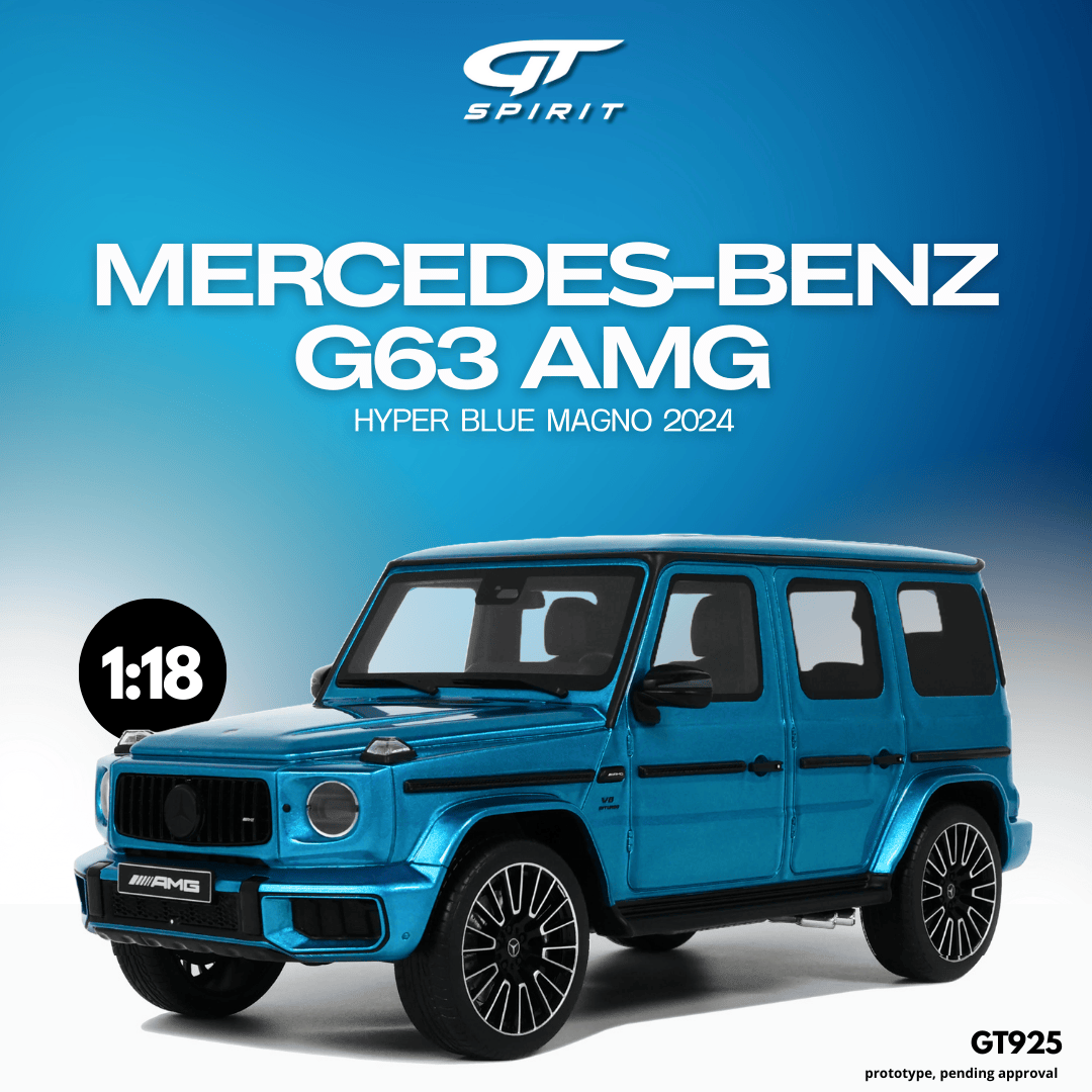 GT Spirit - Mercedes-Benz G-Class G63 AMG (Hyper Blue Magno) 1:18 Scal