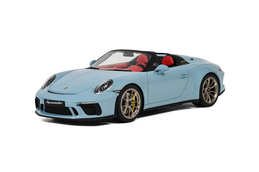 GT Spirit - Porsche 911 Speedster (991.2) (Meissen Blue) 1:18 Scale Model Car - Model Cars Canada Inc.