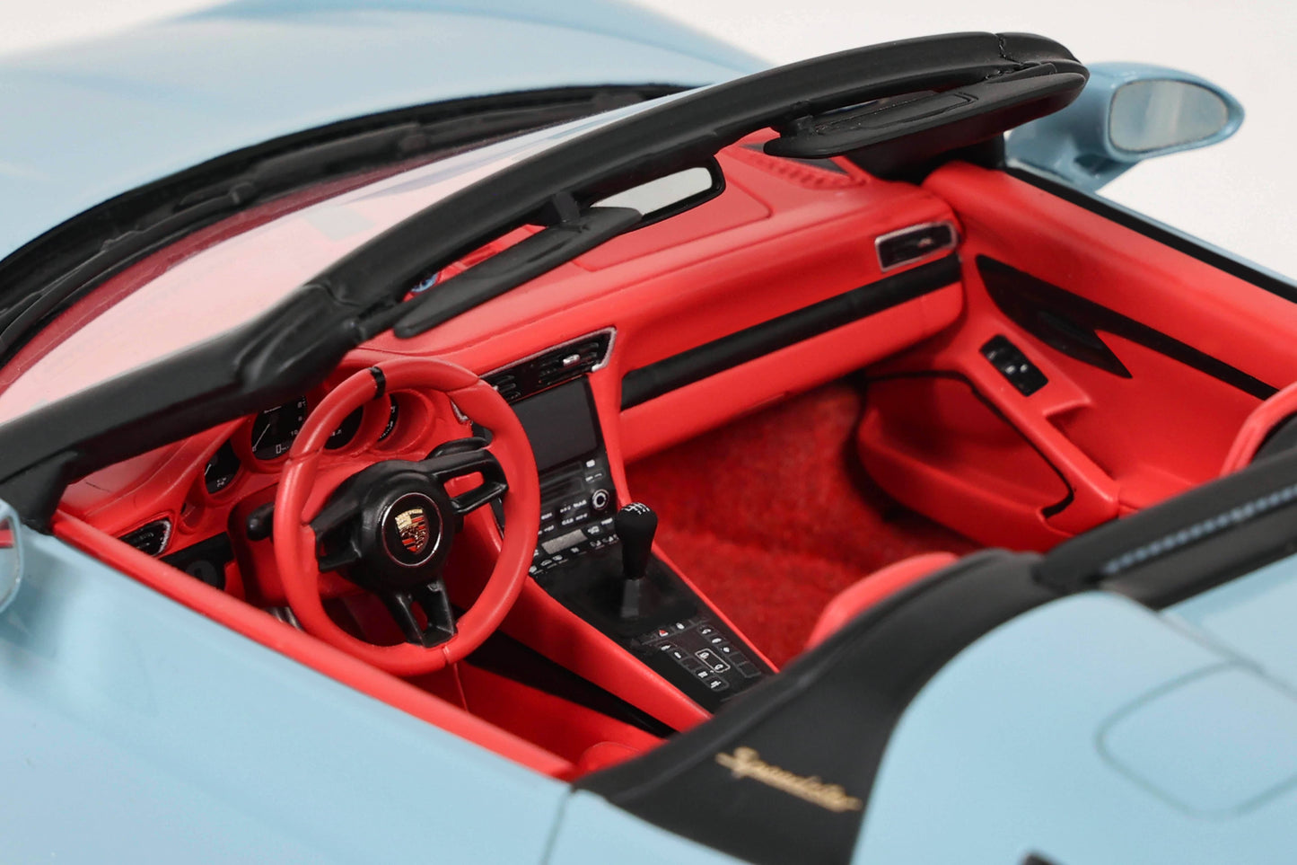 GT Spirit - Porsche 911 Speedster (991.2) (Meissen Blue) 1:18 Scale Model Car - Model Cars Canada Inc.
