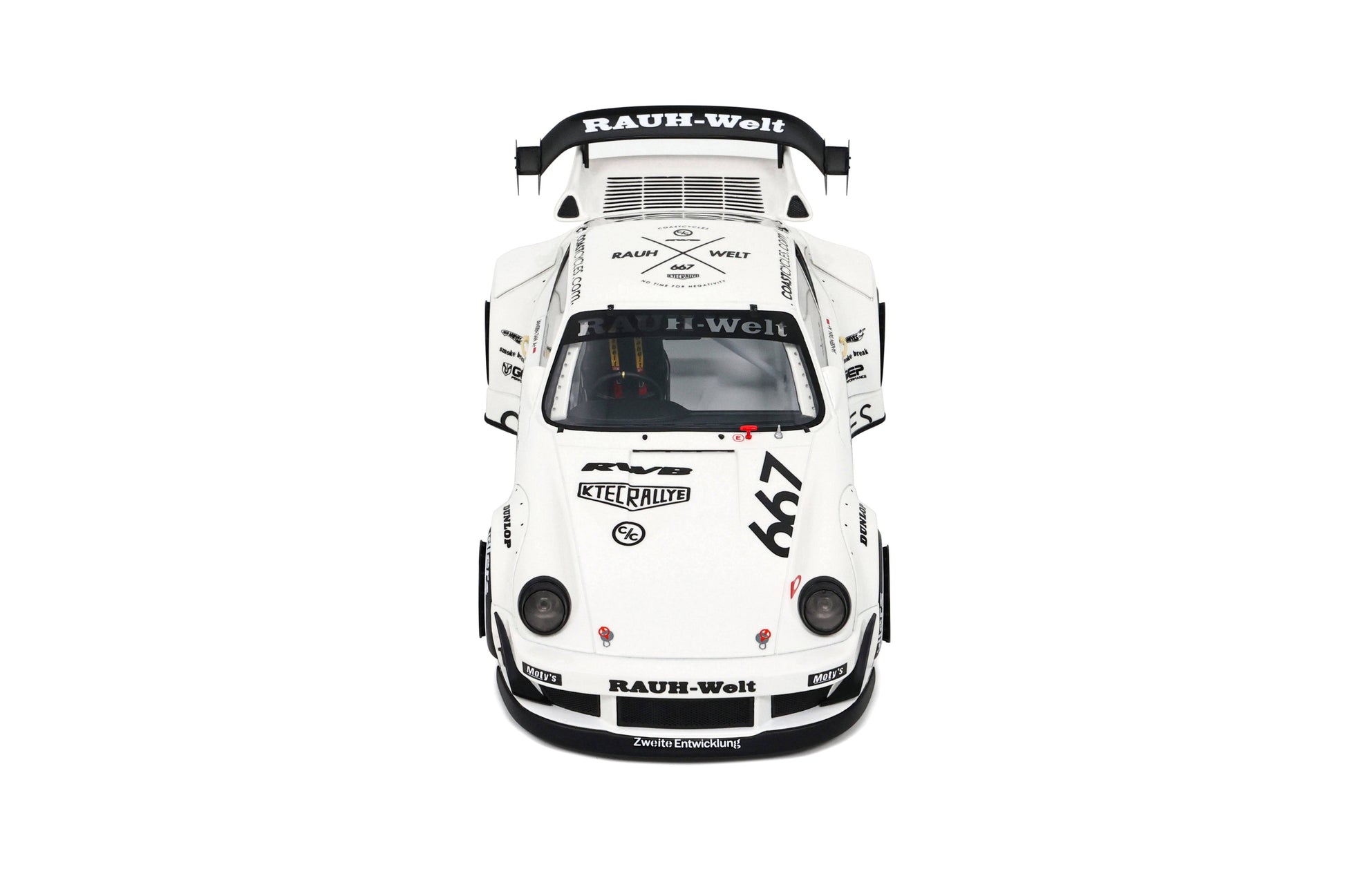 GT Spirit - RWB Porsche 911 (964) "Coast Cycles" (Carrara White) 1:18 Scale Model - Model Cars Canada Inc.