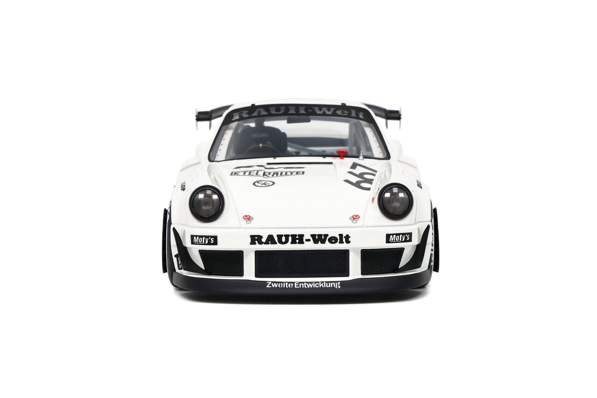 GT Spirit - RWB Porsche 911 (964) "Coast Cycles" (Carrara White) 1:18 Scale Model - Model Cars Canada Inc.