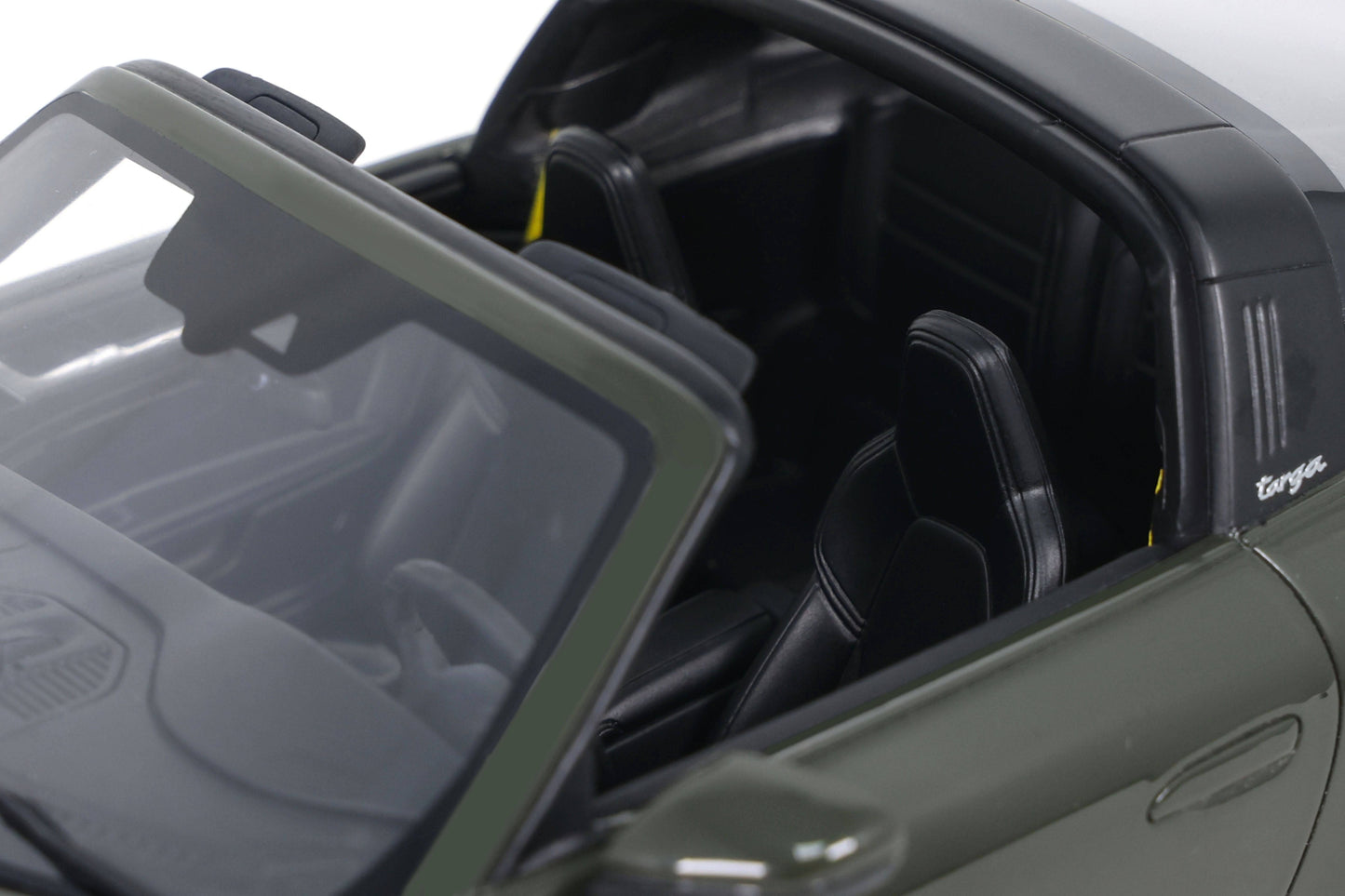 GT Spirit - Porsche 911 (992) Targa 4S (PTS Black Olive Green) 1:18 Scale Model - Model Cars Canada Inc.