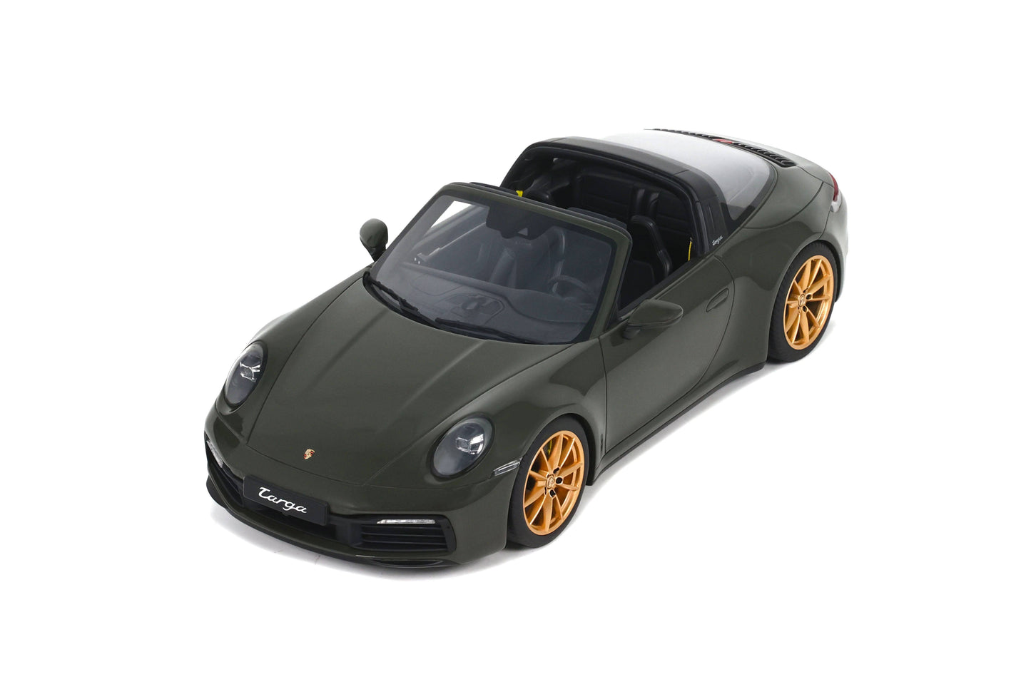 GT Spirit - Porsche 911 (992) Targa 4S (PTS Black Olive Green) 1:18 Scale Model - Model Cars Canada Inc.