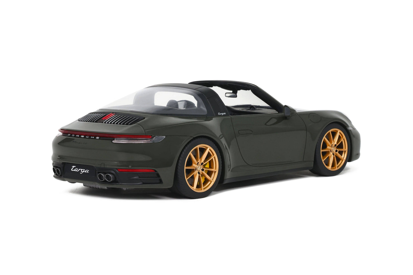 GT Spirit - Porsche 911 (992) Targa 4S (PTS Black Olive Green) 1:18 Scale Model - Model Cars Canada Inc.