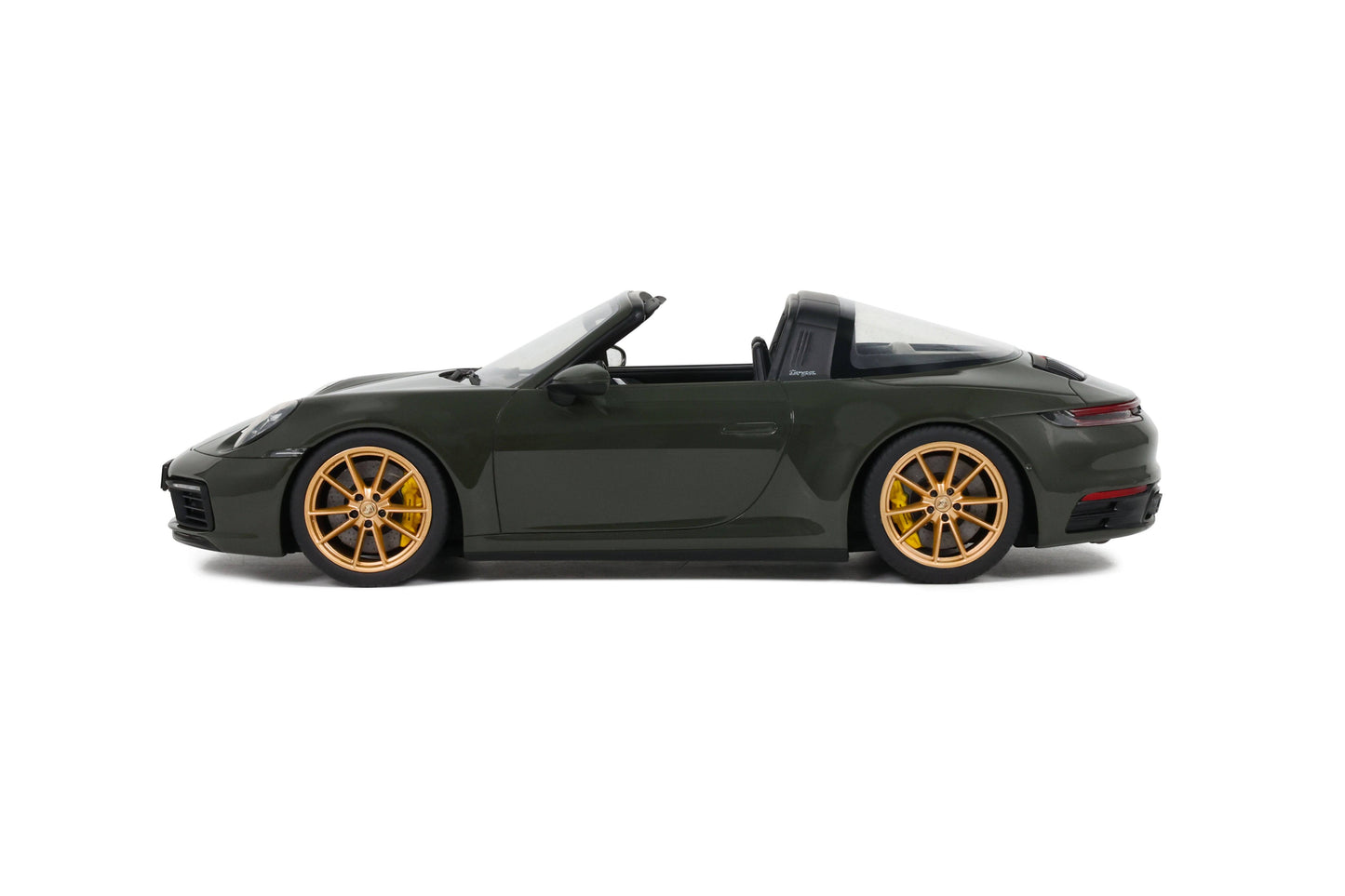 GT Spirit - Porsche 911 (992) Targa 4S (PTS Black Olive Green) 1:18 Scale Model - Model Cars Canada Inc.