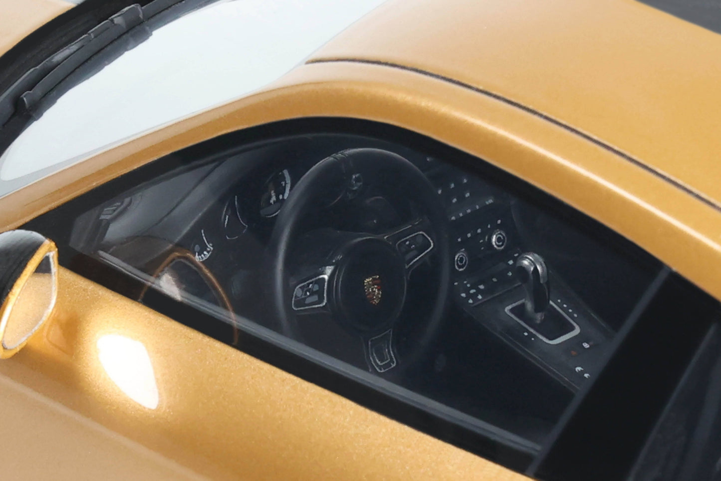 GT Spirit - Porsche 911 (991.2) Turbo S Exclusive (Golden Yellow Metallic) 1:18 Scale Model - Model Cars Canada Inc.