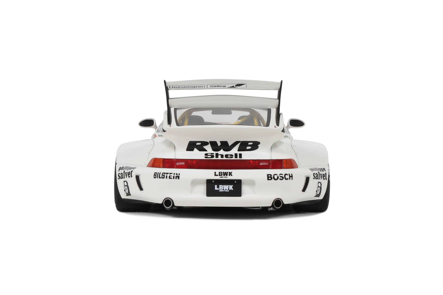 GT Spirit - RWB x Liberty Walk Porsche 911 (993) "Kato San" (Carrara White) 1:18 Scale Model - Model Cars Canada Inc.