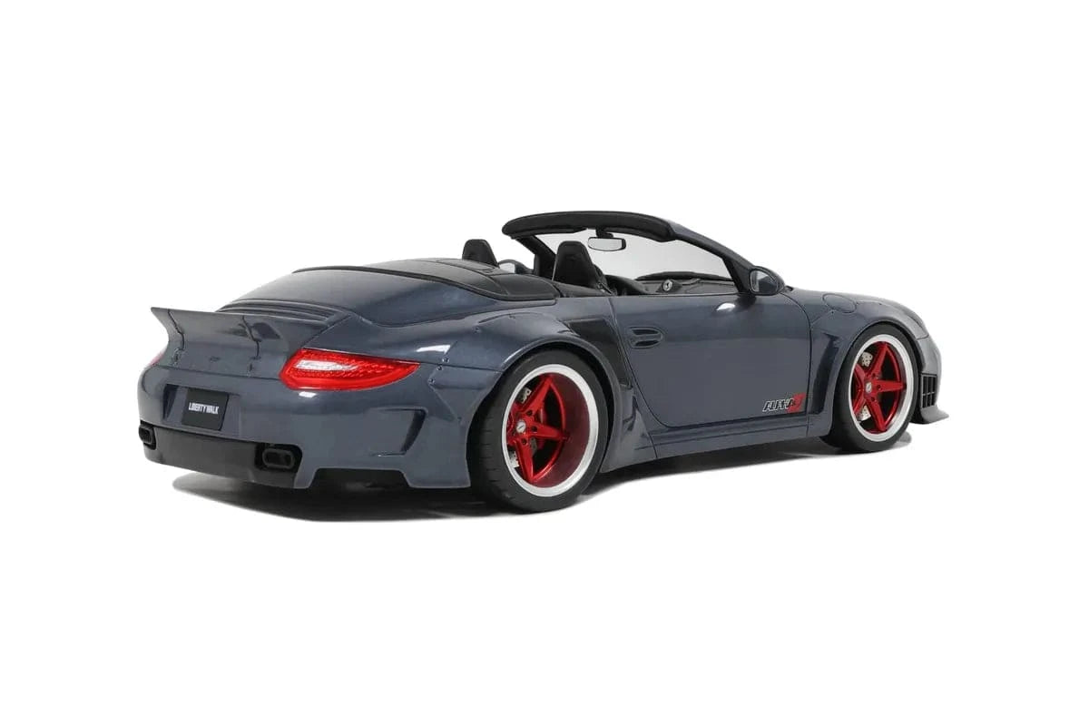 GT Spirit - Liberty Walk Porsche 911 (997) Cabriolet (Slate Grey) 1:18 Scale Model - Model Cars Canada Inc.