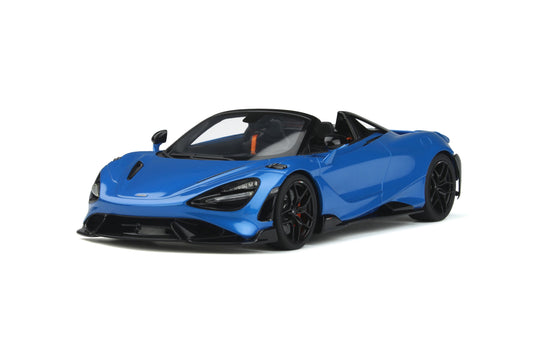 GT Spirit - McLaren 765LT Spider (Amit Blue) 1:18 Scale Model Car - Model Cars Canada Inc.