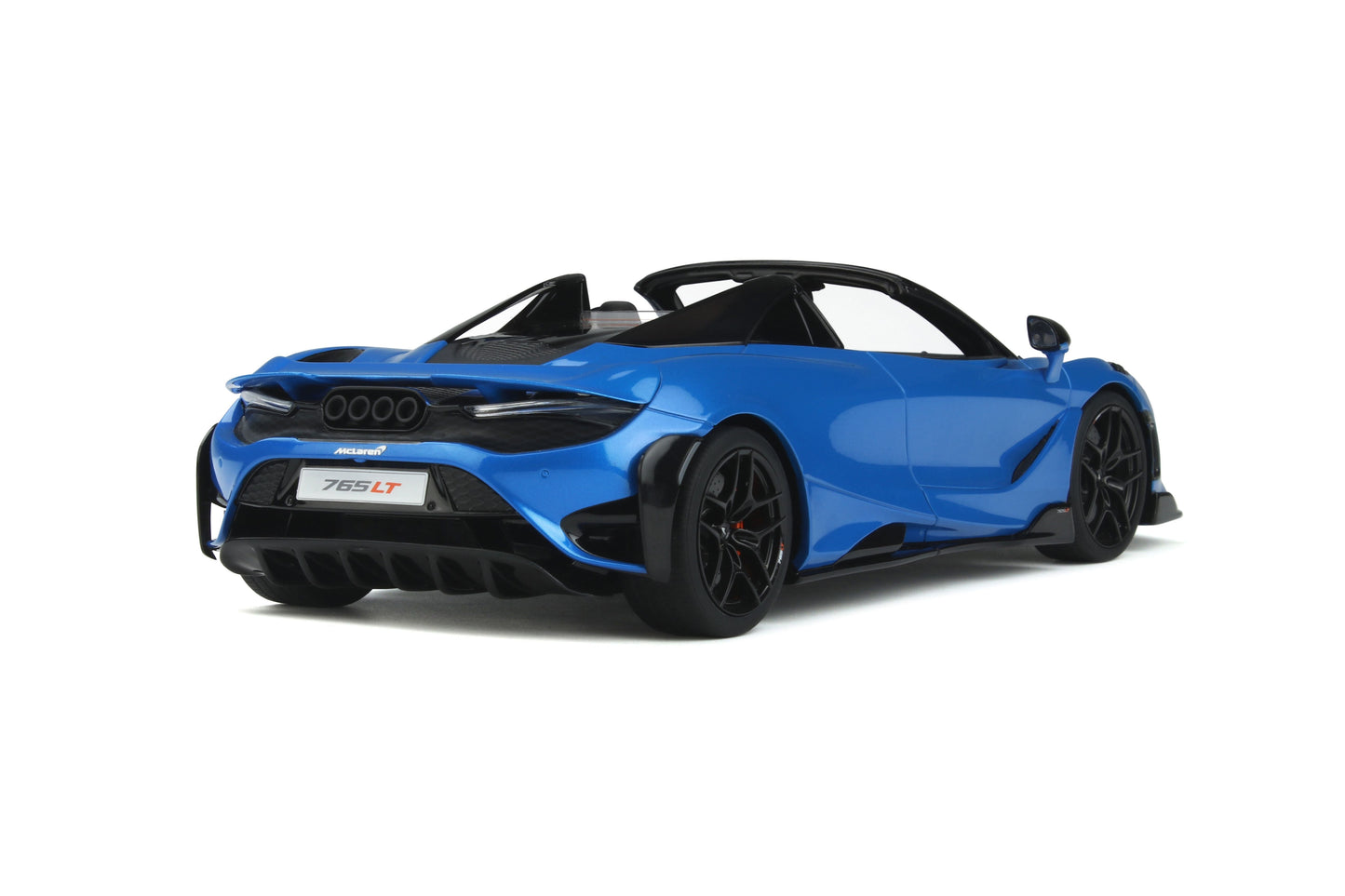 GT Spirit - McLaren 765LT Spider (Amit Blue) 1:18 Scale Model Car - Model Cars Canada Inc.